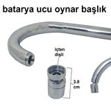 Filtreli Batarya Boru Ucu Oynar Başlıklı Tasarruflu Perletör Iç Dişli