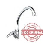 Aç-kapa Tek Su Girişli Lavabo Mutfak Bataryası Tekli Mix