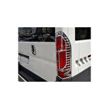 PEUGEOT BOXER 3 UYUMLU STOP ÇERÇEVESİ 2 PARÇA 2014 ve ÜZERİ ÜZERİ ABS KROM