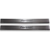 PEUGEOT PARTNER TEPEE UYUMLU KAPI EŞİĞİ 2 PARÇA 2008-2018 PASLANMAZ KROM