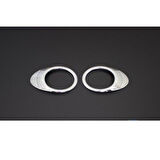 PEUGEOT PARTNER TEPEE UYUMLU SİS FARI ÇERÇEVE 2 PARÇA 2008-2018 ABS KROM