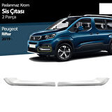 PEUGEOT RİFTER UYUMLU SİS ÇERÇEVESİ 2 PARÇA 2019 ve ÜZERİ PASLANMAZ KROM