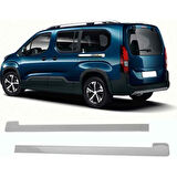 PEUGEOT RİFTER UYUMLU SÜRGÜLÜ KAPI ÇITASI 2 PARÇA 2019 ve ÜZERİ PASLANMAZ KROM