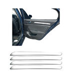 RENAULT MEGANE 4 SEDAN/HB UYUMLU İÇ KAPI ÇITALARI 4 PARÇA 2016-2020 PASLANMAZ KROM