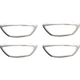 RENAULT MEGANE 4 SEDAN/HB UYUMLU İÇ KAPI ÇERÇEVESİ 4 PARÇA 2016-2020 PASLANMAZ KROM