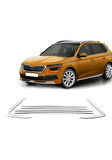 SKODA KAMİQ UYUMLU CAM ÇITASI 6 PARÇA 2020 ÜZERİ PASLANMAZ KROM