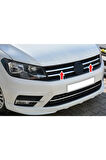 VW VOLKSWAGEN CADDY UYUMLU ÖN PANJUR 2 PARÇA 2015-2019 PASLANMAZ KROM