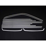 VW VOLKSWAGEN TRANSPORTER T6 UYUMLU KISA ŞASİ CAM ÇERÇEVESİ 14 PARÇA 2015 VE SONRASI PASLANMAZ KROM