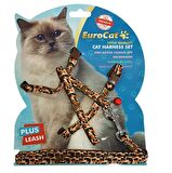 EuroCat Kedi Göğüs Tasması Leopar Desenli