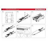 ALMİTAL STARAX KATLANIR DOLAP İÇİ ÜTÜ MASASI ANTRASİT S-6616-A