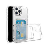 Smcase iPhone 14 Pro Kılıf Kartlıklı Setra Tpu Silikon