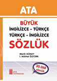 Ata Büyük İngilizce - Türkçe, Türkçe - İngilizce (Sert Kapak)