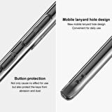 Smcase iPhone 14 Kılıf Mika Kristal Sert Silikon  Tam Kapatan Ekran Koruyucu