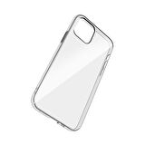 Smcase iPhone 14 Kılıf Mika Kristal Sert Silikon  Tam Kapatan Ekran Koruyucu