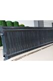 Mezarlık, Kolay Kurulum Mezarlık Antrasit Pvc Kaplama , Mezarlık Alanı Çevirme 85x185cm