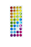 Sticker Kabartmalı Stiker Defter, Planlayıcı Etiket Renkli Gülenyüz (cb397) 16x7 cm