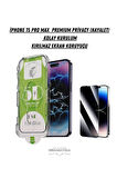 iPhone 15 Pro Max Premium  Uyumlu Prıvacy Hayalet Magıc Glass Kolay Kurulum Kırılmaz Ekran Koruyucu