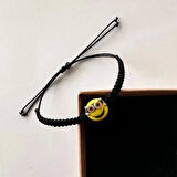 Uretti - Ayşe 5609 - 3021 Minions Murona Cam Tasarım Makrome Bileklik