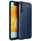 Smcase Samsung Galaxy A04s Kılıf Kamera Korumalı Deri Dokulu Silikon