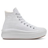 Chuck Taylor All Star Move Platform Kadın Beyaz Sneaker Ayakkabı 568498C