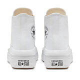 Chuck Taylor All Star Move Platform Kadın Beyaz Sneaker Ayakkabı 568498C