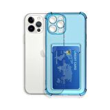 Smcase iPhone 14 Pro Max Kılıf Sfy Kartlıklı Darbe Korumalı Slim Silikon 