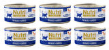 Nutri Feline Ton Balıklı ve Karidesli  Jöleli Tahılsız Yetişkin Kedi Konservesi 70 Gr. X 6 Adet