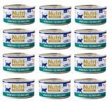 Nutri Feline Okyanus Balıklı ve Midyeli  Pate Tahılsız Yetişkin Kedi Konservesi 70 Gr. X 12 Adet