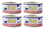 Nutri Feline Ton Balıklı ve Somonlu Pate Tahılsız Yetişkin Kedi Konservesi 70 Gr. X 4 Adet