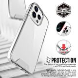 Smcase iPhone 14 Pro Max Kılıf Transparent Acrylic TPU Gard Sert Kapak