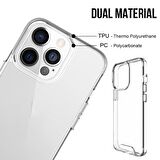 Smcase iPhone 14 Pro Kılıf Transparent Acrylic TPU Gard Sert Kapak  Nano Ekran Koruyucu