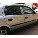 Opel Astra G 1998-2004 Uyumlu Mugen Cam Rüzgarlığı Seti Piano Black 4'lü İthal