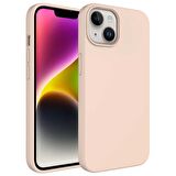 Smcase iPhone 14 Plus Kılıf Liquid Silinebilir Leke Tutmaz Kivi Lansman Silikon