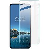 Smcase Xiaomi 12T Pro Kılıf Kamera Korumalı Deri Dokulu Silikon  Nano Ekran Koruyucu