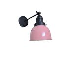 Rsylight Retro Rustik Metal Dekoratif Oturma Odası - Yatak Odası Duvar Pembe Aplik 