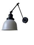 Rsylight Metal Dekoratif İç Mekan Duvar Beyaz Mafsallı Aplik 