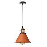 Dylight Retro Dekoratif Tekli Bakır Rustik Metal Sarkıt Avize 17 Cm