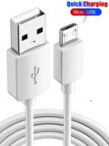 Samsung Galaxy Uymlu Micro Usb Şarj Kablosu