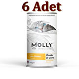 Molly Sos İçinde Parça Tavuklu Yetişkin Kedi Konservesi 6*400gr(6 ADET)