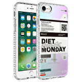 Smcase iPhone SE 2020 Kılıf Desenli Elegans Serisi No Silikon
