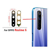 Tkgz Oppo Realme 6 Arka Kamera Camı Lens Yapışkanlı