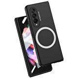 Gpack Samsung Galaxy Z Fold 3 Kılıf Wireless Şarj Özellikli Koruma