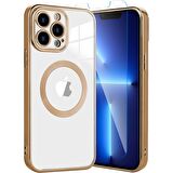 Smcase iPhone 13 Pro Kılıf Kamera Korumalı Omega Lazer Silikon  Nano Ekran Koruyucu
