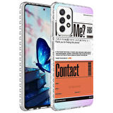 Smcase Samsung Galaxy A72 Kılıf Desenli Elegans Serisi Silikon