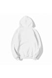 3 Iplik Polarlı Kapüşonlu Oversize Kalıp Hoodie Siyah Renk Unisex Sweatshirt
