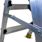 Sözbir 8+8 Gold Çift Çıkışlı Alüminyum Merdiven