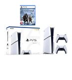 SONY PLAYSTATİON 5 SLİM MODEL CD VERSİYON OYUN KONSOLU + 2 ADET DUALSENSE + GOD OF WAR RAGNAROK
