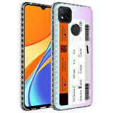Smcase Xiaomi Redmi 9C Kılıf Desenli Elegans Serisi Silikon