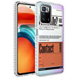 Smcase Xiaomi Redmi 10 2022 Kılıf Desenli Elegans Serisi Silikon