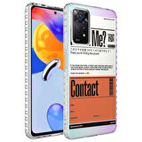 Smcase Xiaomi Redmi Note 11 Global Kılıf Desenli Elegans Serisi Silikon